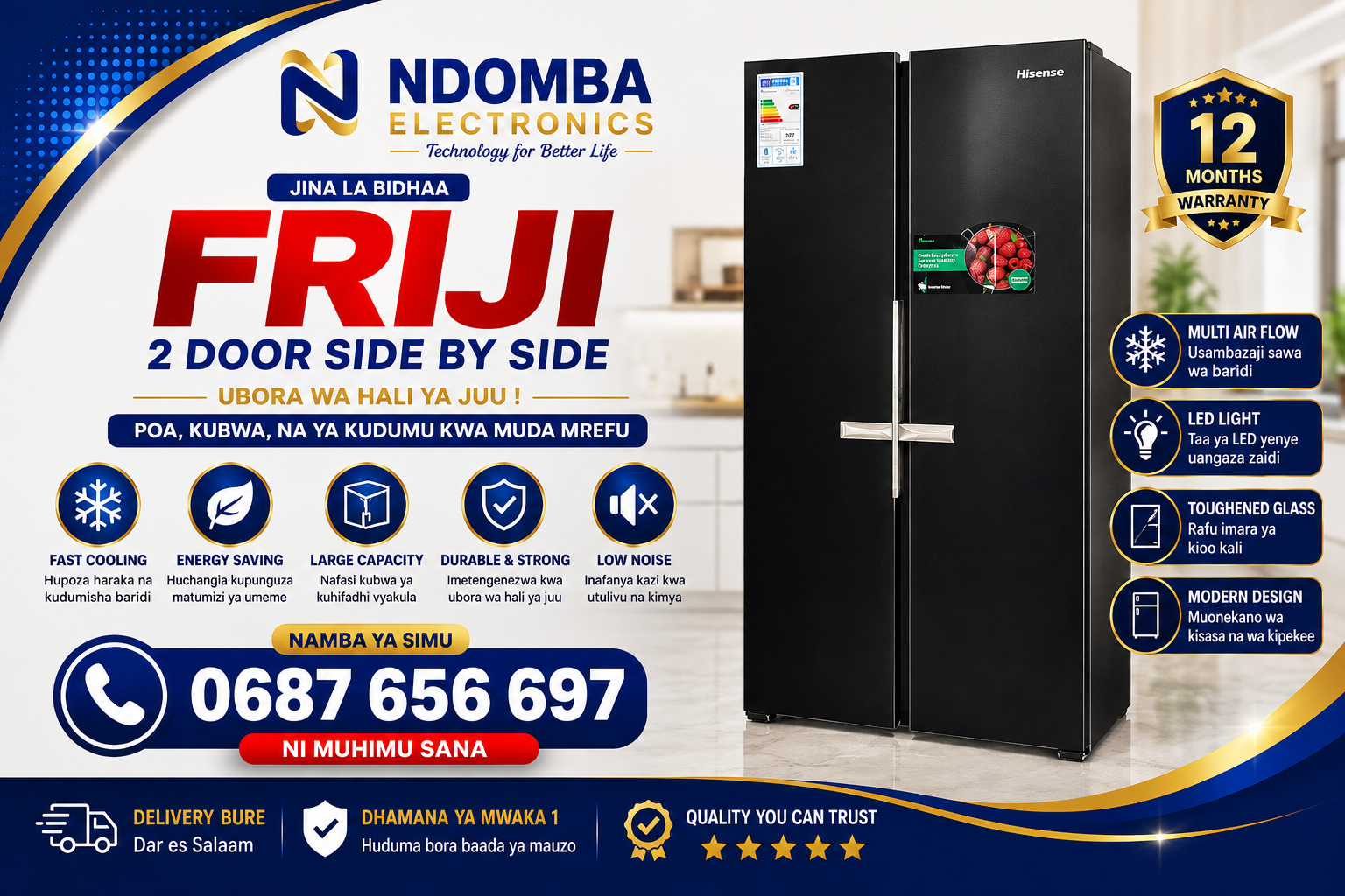 FRIJI DOUBLE DOOR